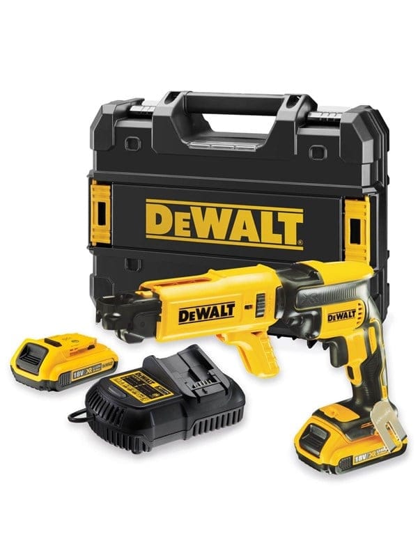 Akku-Schnellbauschrauber-Set DCF620D2K, 18V, 2x 2,0Ah und Ladegerät inkl. Magazinvorsatz - Dewalt