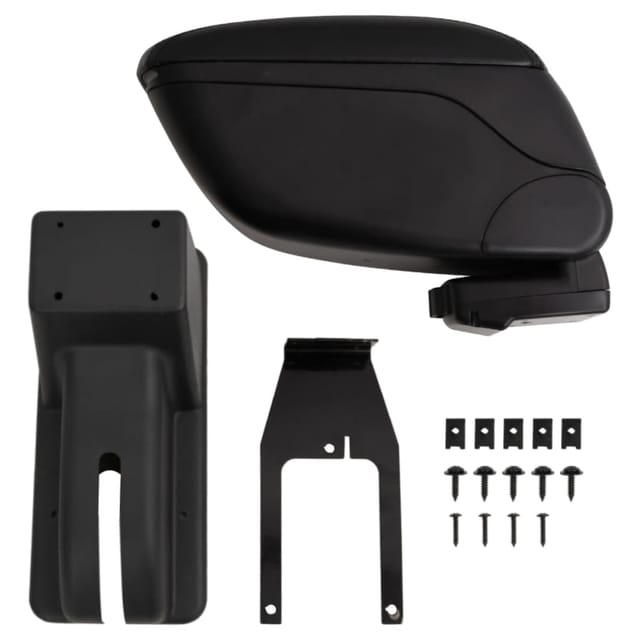 Destockoutils - Auto-Armlehne Schwarz 12x29x(32-46) cm abs vidaXL