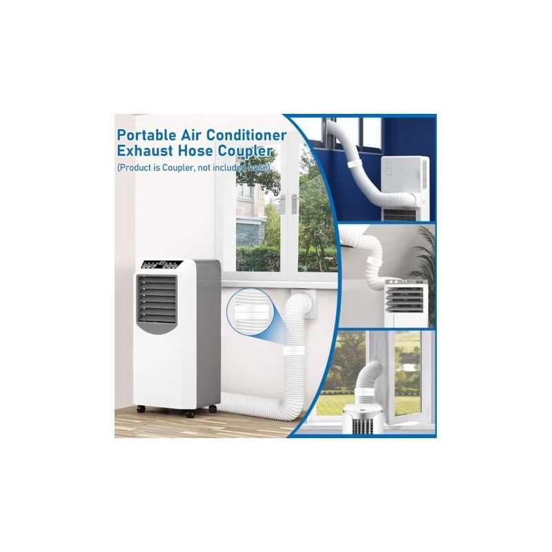 S-giant Flexschlauch Für Mobile Klimaanlagen – Fensteradapter, 130 Mm Pvc-abluftschlauch Für Mobile Klimaanlagen – Klimaanlagenteile Und Zubehör