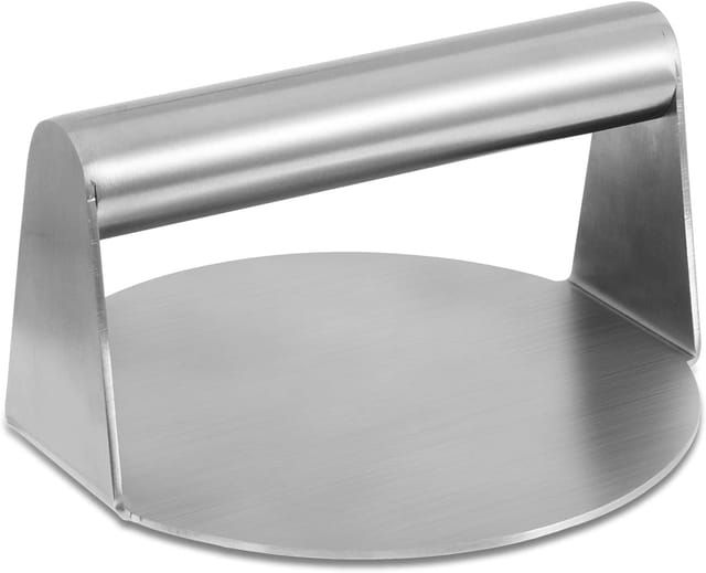 Hamburgerpresse, Hochleistungs-fleischpresse, 14 Cm, Edelstahl, Antihaftbeschichtet, Hamburgerpresse, Verbesserte Version, Runde Speckpresse, Fleischpresse Zum Panini-grillen, Steak, Burger