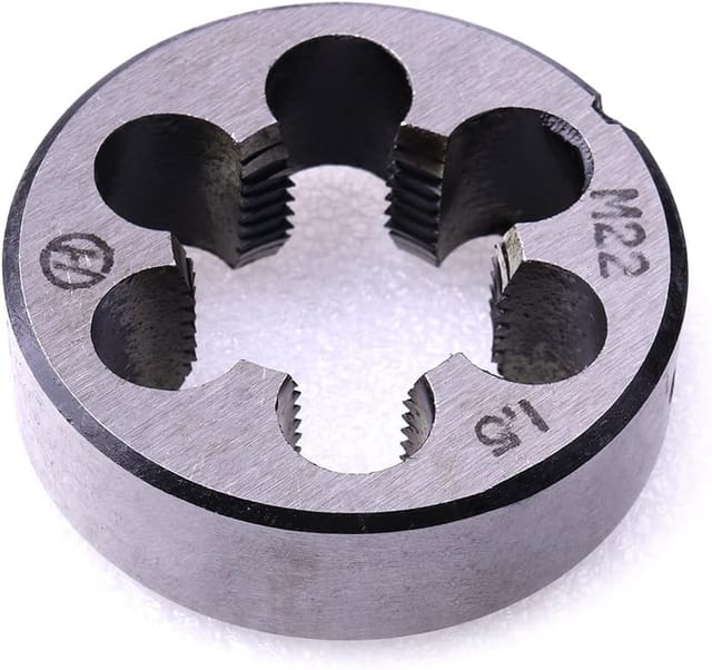 Metrische Schneideisen, M22 X 1,5 Mm, Metrisches Rechtsgewinde, 1 Stück