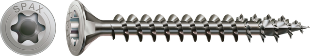 Spax - Edelstahl 4 x 30 mm Senkkopf t-star plus Vollgewinde 4CUT Edelstahl rostfreiei A2 200 Stk