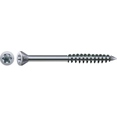Spax - für Massivholz-Fußböden, 3,5 x 45 mm, 500 Stück, Teilgewinde, Senkkopf, t-star plus T10, CUT-Spitze, wirox - 35703503201011
