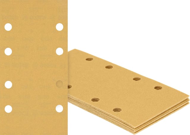 Professionelle 10x Expert C470 8-loch-schleifblätter (für Hartholz, Holzmalerei, 93x186 Mm, Körnung 80, Exzenterschleifer-zubehör)