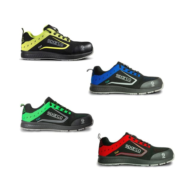 Sparco - Cup S1P src Sicherheitsschuhe - 41 eu - Schwarz / Gelb