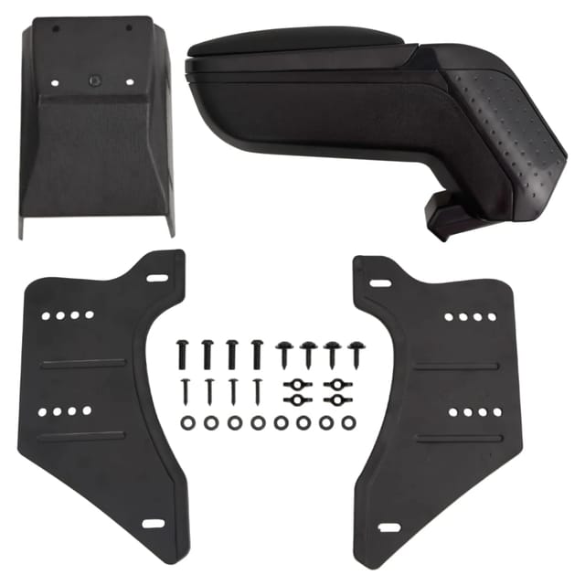 Destockoutils - Auto-Armlehne Universal Schwarz 13x33x(33-53) cm abs vidaXL