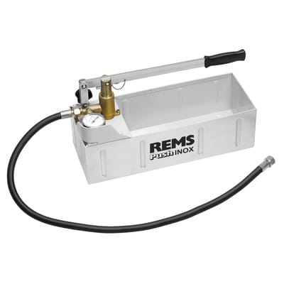 Rems - Hand-Druckprüfpumpe mit Manometer Push inox, p d 6 MPa/60 bar/870 psi