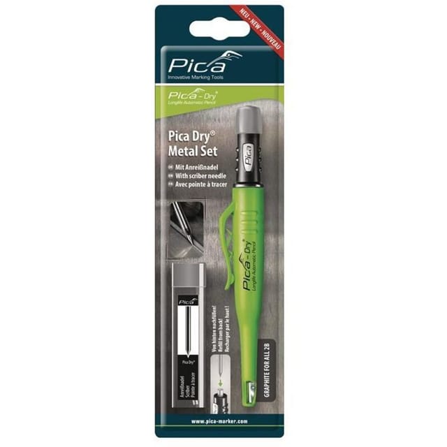 Pica - Dry Metal-Set sortiert für Metallarbeiten (Anreißnadel)