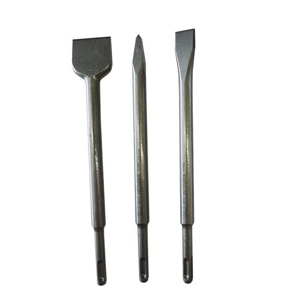 Hitachi - Hikoki - Satz von 3 sds+ Meißeln (Spitzhacke+ Flachmeißel+ Spaten)