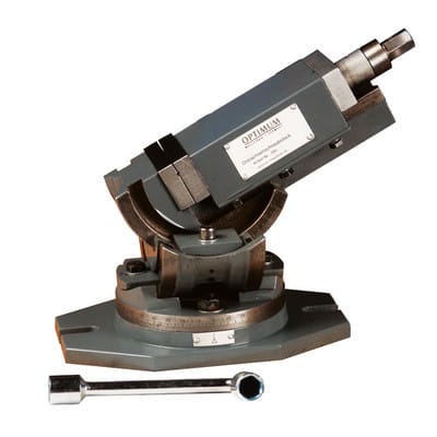 Optimum - Dreiachsenschraubstock MV3-75