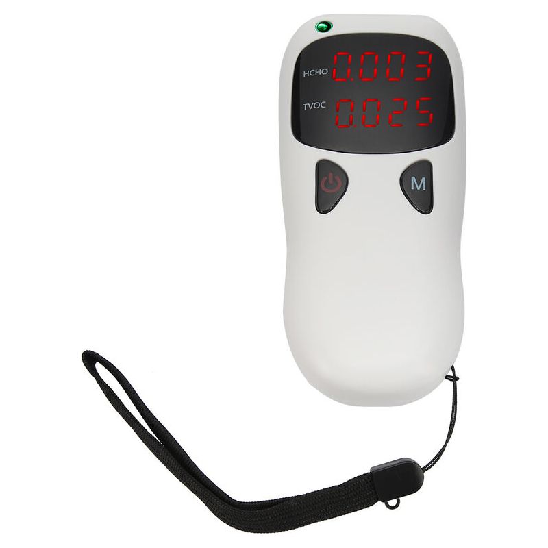 Détecteur De Formaldéhyde Portable Testeur De Qualité De L'Air Domestique Intérieur Hcho Mètre Tvoc Moniteur