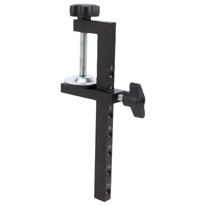 1 Serre-joint De Bureau En C, Plage De Serrage Extra Large (0-143 Mm), En Acier Inoxydable, Avec Vis De Réglage Fin, Idéal Pour Le Travail Du Bois, Le Bureau Et Les Loisirs Créatifs