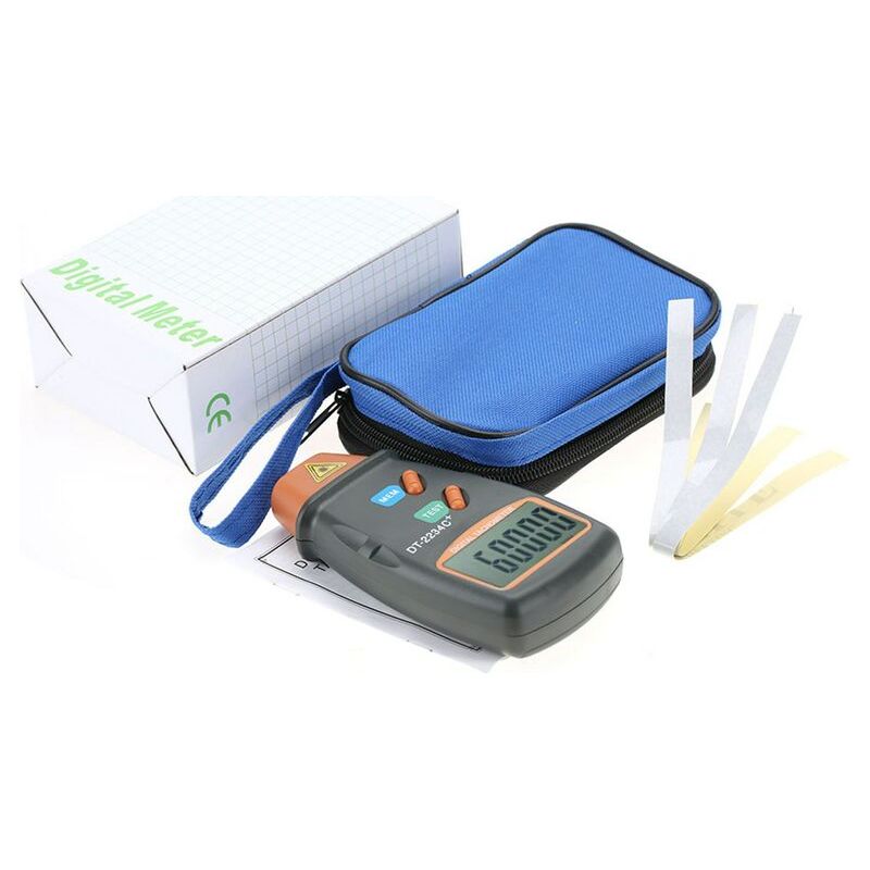 Dt-2234c + Non Contact Numérique Lcd Laser Photo Tachymètre Mini Rpm Testeur Mètre