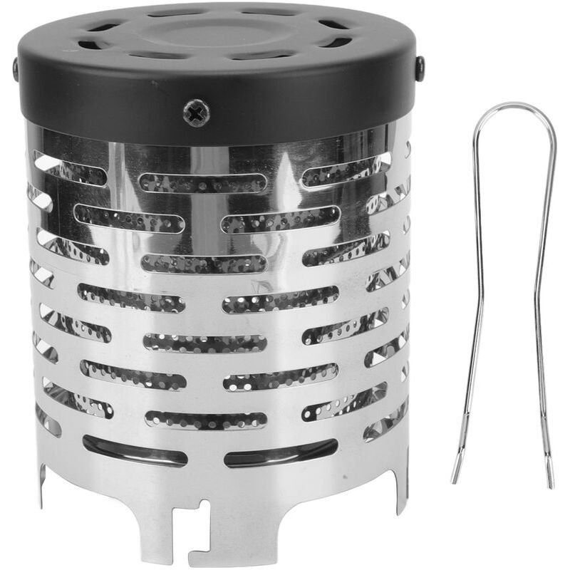 Couverture De Poêle Chauffante De Camping, Mini Poêle De Camping Portable En Acier Inoxydable, Accessoires Pour L'Automne Et L'Hiver