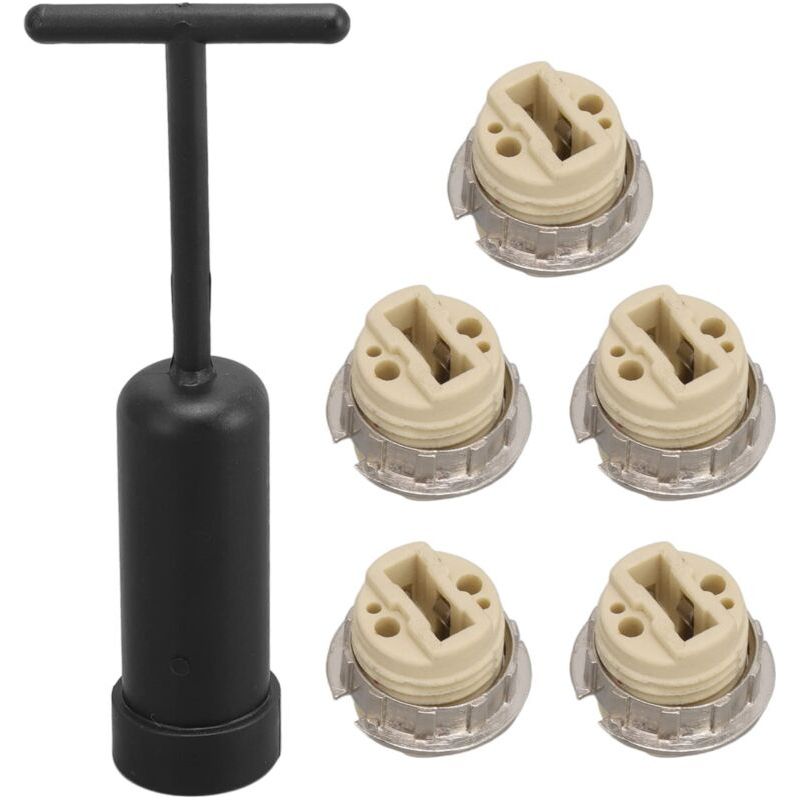 Base Lumineuse G9, Mini Mécanisme À Ressort Compact, Douille De Lampe En Céramique G9 5 Pièces, Résistance Aux Hautes Températures, Fixée Pour Les Phares