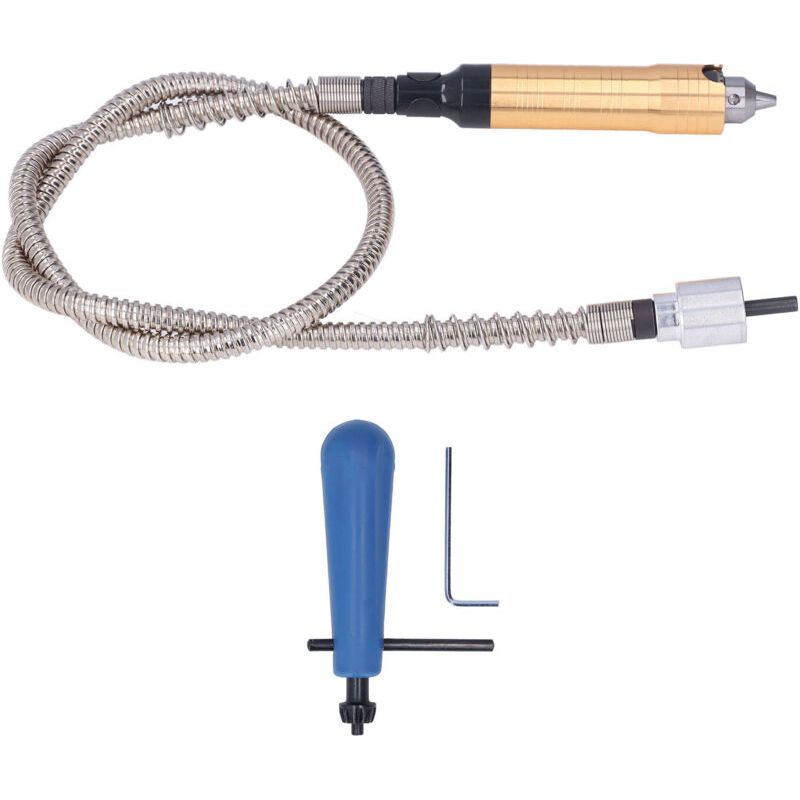 Arbre Flexible Robuste, Mandrin De Polissage Flexible Pour Meuleuse Rotative, Rallonge, Poignée, Adaptateur Pour Perceuse/meuleuse Rotative