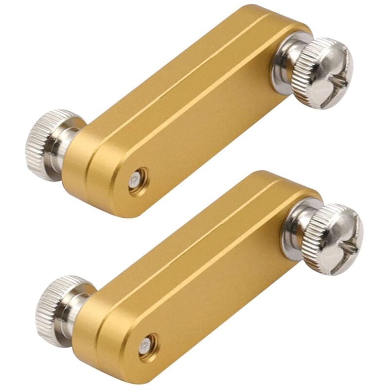 2 Pièces Center Marqueur Outil De Marquage Pièces En Acier Inoxydable Règle Bloc De Positionnement Échelle De Travail Du Bois Pièces