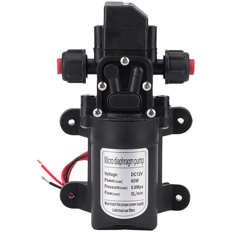 Sjlerst Pompe À Eau Haute Pression 12v Dc, 116psi, Auto-amorçante, Caravane, Bateau De Camping