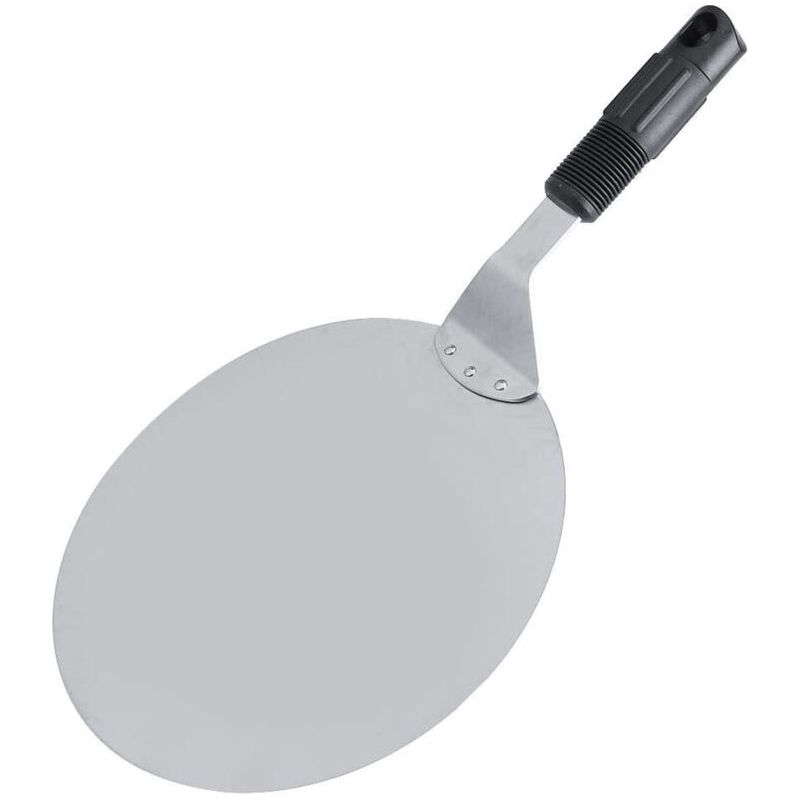 Sjlerst 1pc Pelle À Pizza En Acier Inoxydable, Plateau De Transfert Rond, Outil De Cuisson Pour Cuisine Et Restaurant