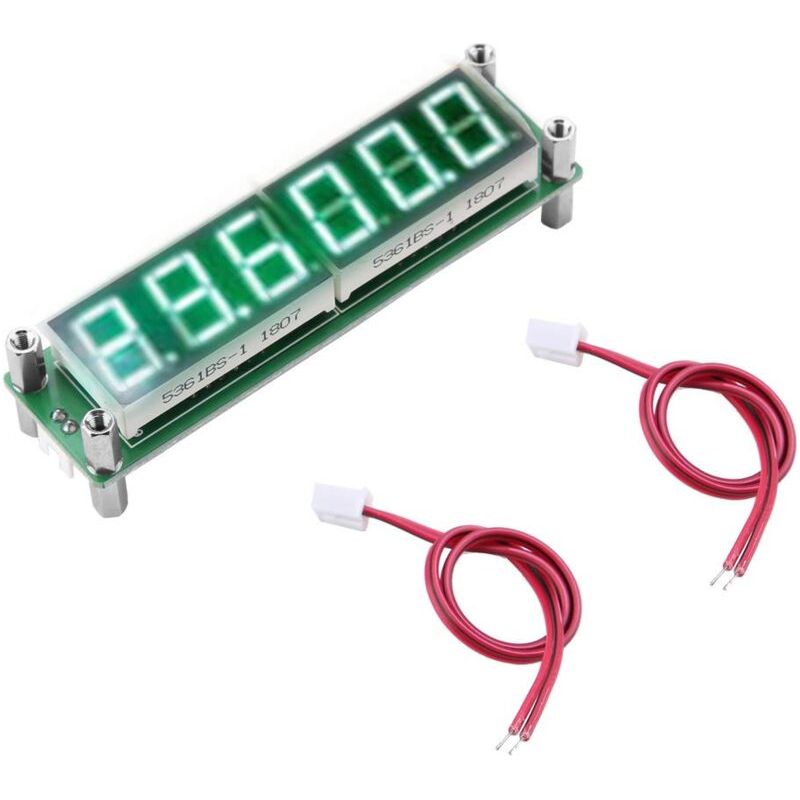 Fréquencemètre, Plj-6led-h Compteur De Fréquence De Signal Numérique Cymomètre 1mhz - 1000mhz Avec D'Affichage À Led (green Font)