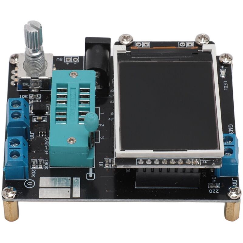 Sjlerst Testeur De Transistor Gm328 Esr Volt, Compteur De Fréquence 160x128, Affichage Couleur 8x20 Caractères, Compteur De Capacité D'Inductance De Diode