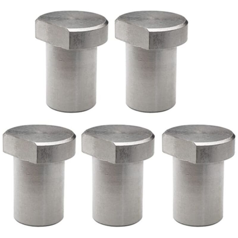 5 Pièces En Acier Inoxydable Établi Cheville Frein S'Arrête Pince 19mm Table À Bois Limite Bloc Établi Outils D'Atelier