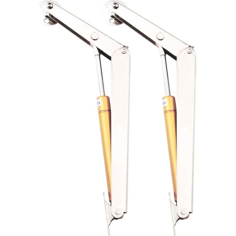 Ressort À Gaz, 100n Amortisseurs À Gaz, Ascenseur Support De Couvercle Charnière, Hydraulique Vérin À Gaz Pour Levage De Meuble Porte Armoire Cuisine Placard Boîte À Jouets (lot De 2)