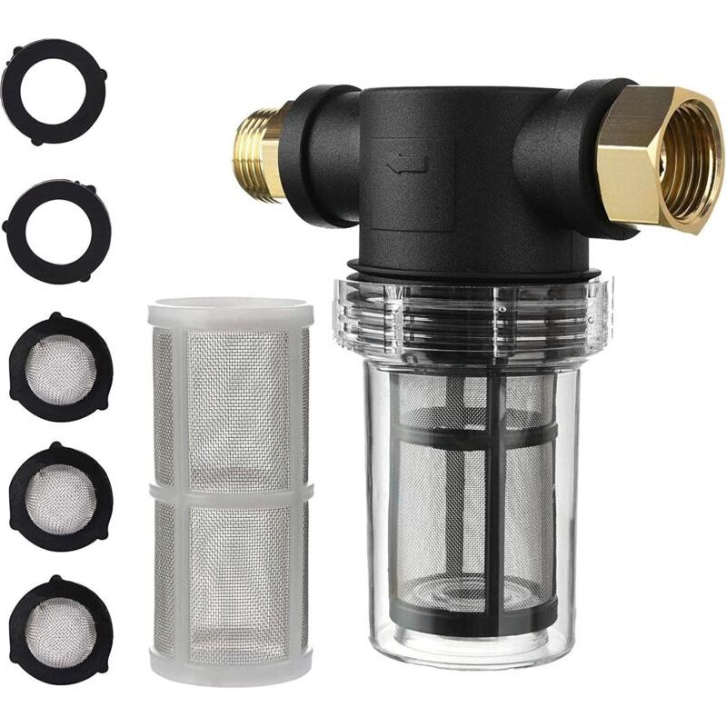 Filtre À Eau Intégré De Cuvette Claire D'Écran 40 Mailles Pour Nettoyeur Haute Pression Jardin Maison