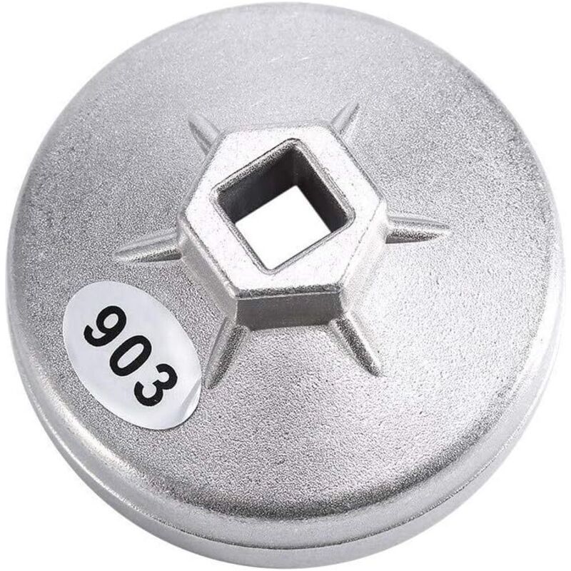 74mm 14 Flûte Clé À Douille Universelle En Alliage D'Aluminium, Clé Filtre À Huile Multifonction Outil De Suppression De Douille De Clé