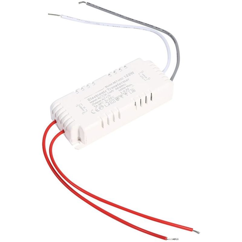 Sjlerst – Transformateur Électronique 220v-12v Pour Ampoules Halogènes G4/g5.3 – Puissance 105w Max – Compatible Mr11/mr16 – Durabilité Améliorée