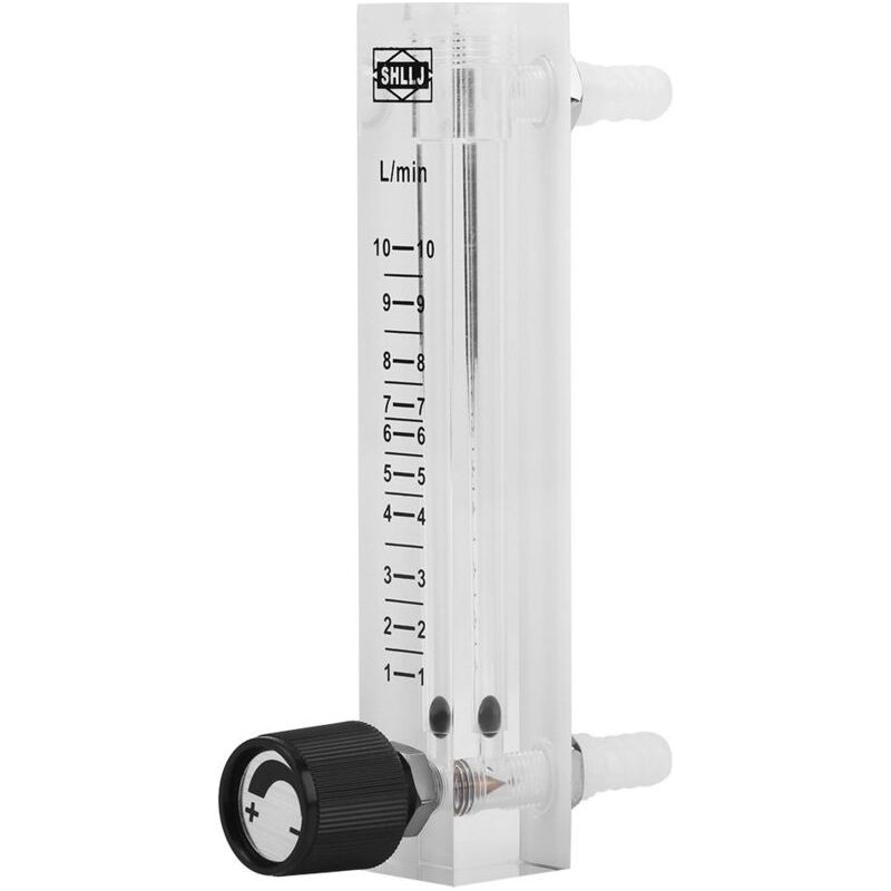 Débitmètre De Gaz, Débitmètre 1-10 Lpm Débitmètre Avec Vanne De Régulation Pour L'Oxygène/air/gaz
