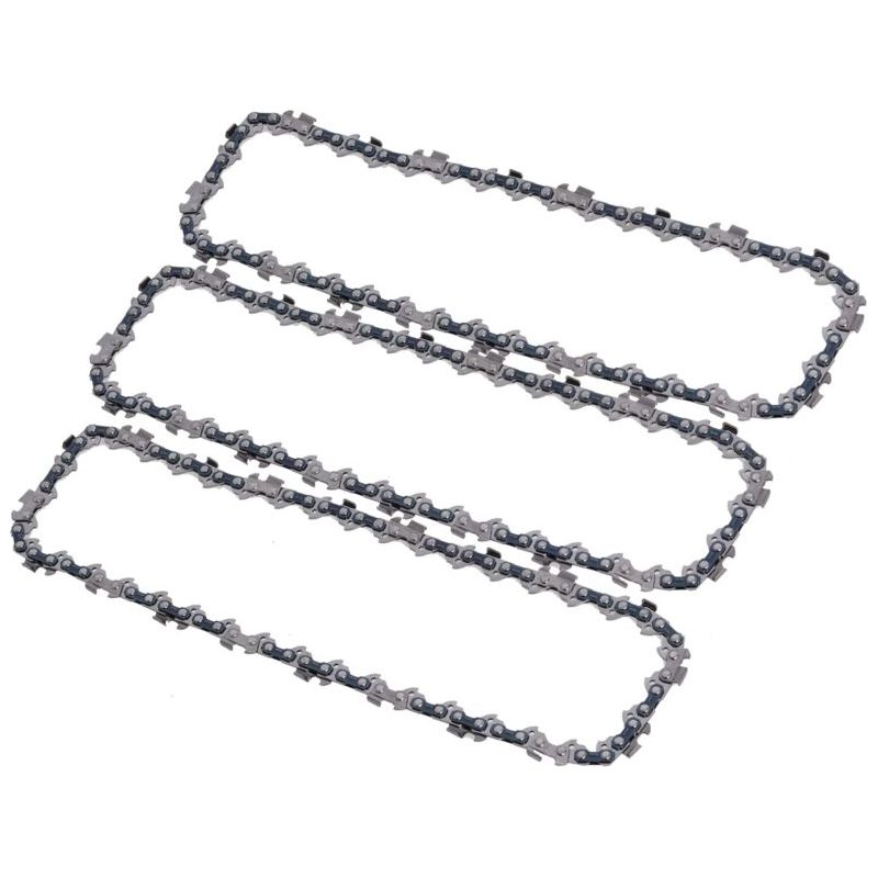 Lot De 3 Chaînes Et 1 Guide Pour Tronçoneuse Sur Perche, 40 Maillons Et Guide De 29cm, Compatible Avec Ryobi, Husqvarna, Makita Et Autres