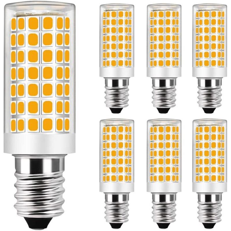 Lot De 6 Ampoule E14 9w Led Équivalent Ampoule Halogène 75w-blanc Chaud 3000k-not Dimmable-ac 220-240v Npterbl