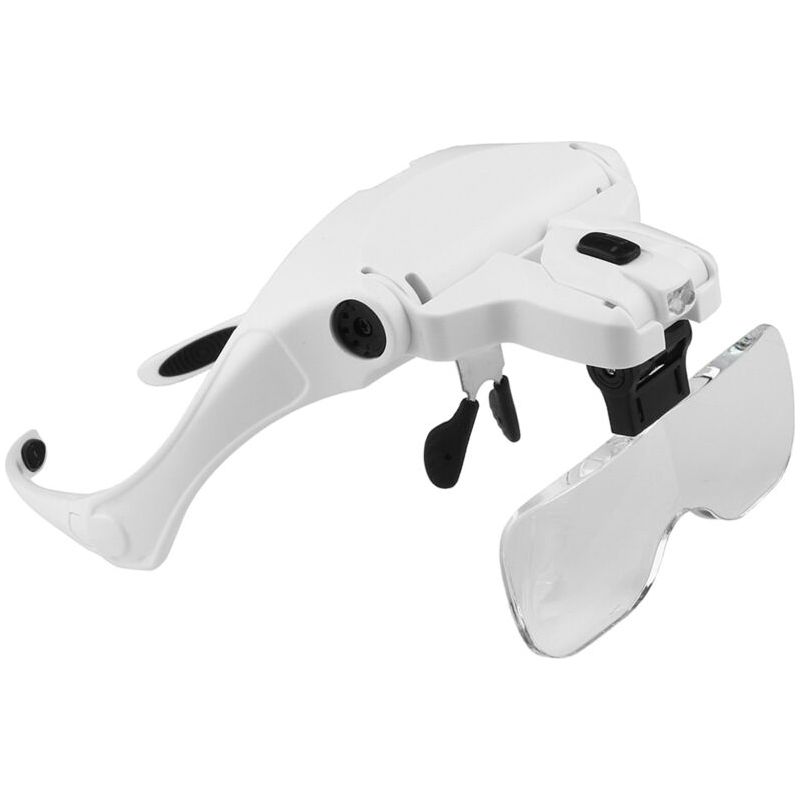 Loupe Lunettes Led 1.0x-3.5x Bandeau Support Réglable