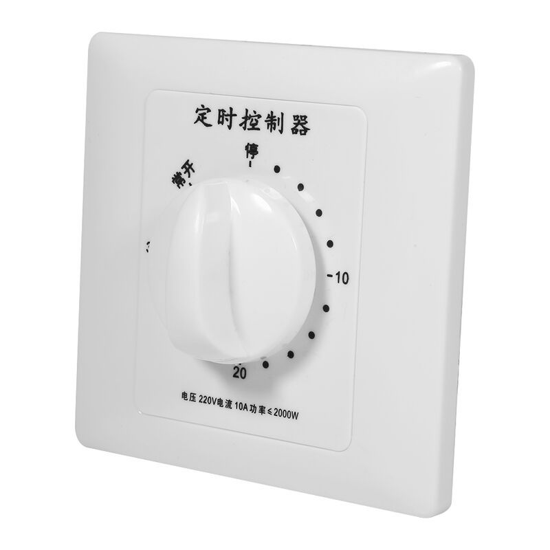 Ac 220 V Interrupteur Minuterie Pompe Haute Performance Commande Électronique Compte À Rebours Mécanique À Minuterie Socket Time Switch 86 Panneau (30min)