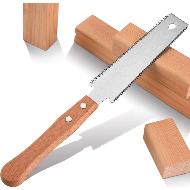 Petite Scie À Main Pour Le Travail Du Bois, Lame Flexible De 15,2 Cm Double Tranchant Manuels, Loisirs, Bricolage, Outils De Menuiserie Tranchants Et Légers