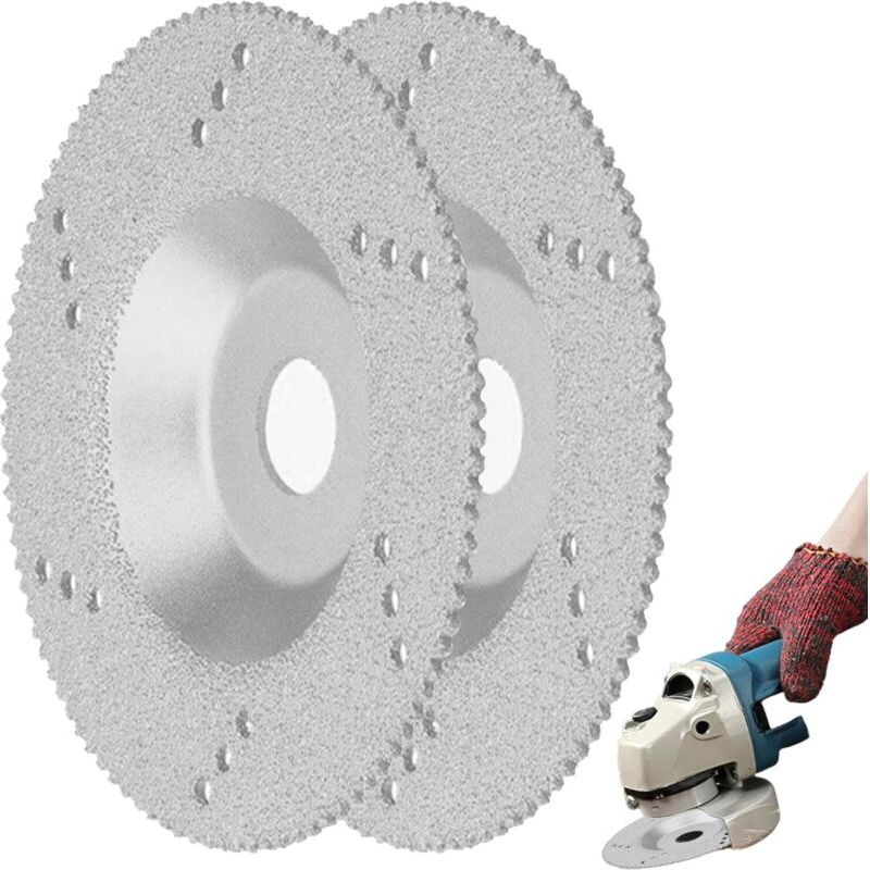 2 Pcs Lame De Scie Diamantée Molette De Coupe De Carreaux De Porcelaine Lame De Coupe De Porcelaine De Lame De Scie De Diamant Pour Couper Le Carrelage En Céramique De Marbre De Granit