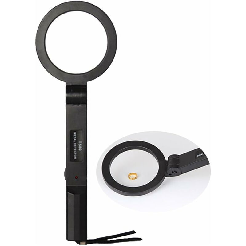 Détecteur De Métaux Portatif - Capteur Métallique De Sensibilité Portable Pour L'Inspection De La Sécurité, L'Alarme, Le Bruit Et L'Indicateur Led - Trouver Le Métal Pour La Sécurité