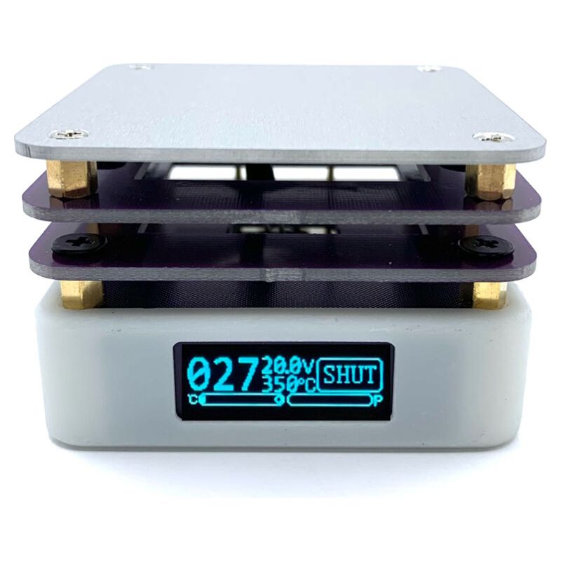 Préchauffeur De Plaque Chauffante Avec Protocole Pd 65w, Affichage Oled, Circuit Imprimé, Station De Soudage, Chauffage, Plate-forme De Préchauffage, Outils De Réparation, Interface Usb Type-c