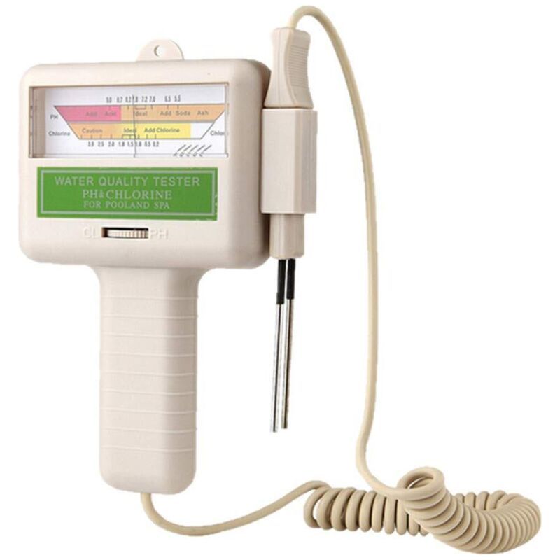 Pc101 Ph & Cl2 Test 2 En 1 Électronique Spa Numérique Testeur Qualité D'Eau Détecteur D'Analyse De Chlore Résiduel Moniteur