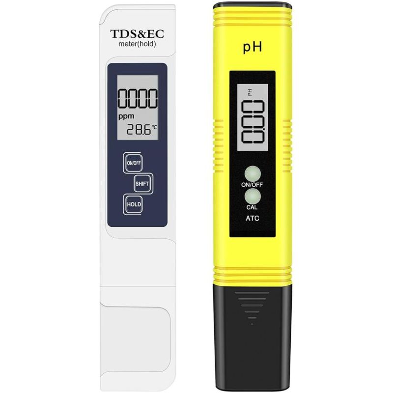 Testeur Ph Mètre, Eletorot Test De Ph Pour Piscines Mesurant Tds Ph Ec Température Testeur De L'Eau Ph De Qualité Pour Eau Potable, Piscine, Aquariums, Boissons, Hydroponie
