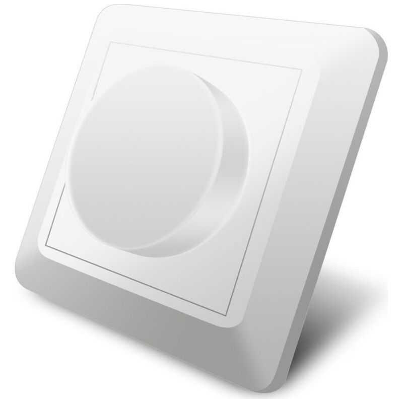 Variateur De Lumière Led,220-240v 5-200w Smart Button Interrupteurs Et Variateurs D'Intensité Lumineuse Gradateur Commutateur
