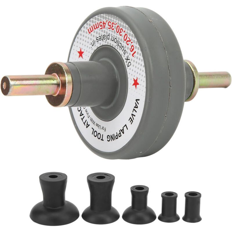 Sjlerst – Outil De Rodage De Soupape Universel – 5 Plaques D'Aspiration – Vitesse 1000 À 1250 Tr/min – Pour Vannes Automobiles Et Petits Moteurs