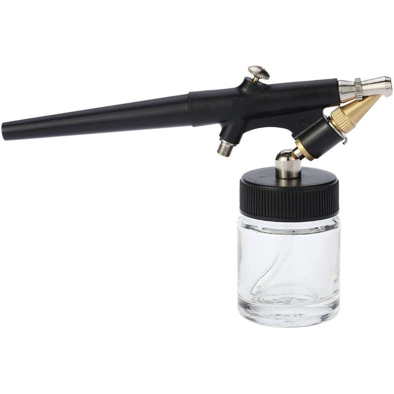 Kit De Brosse À Air Aérographe À Alimentation Par Siphon À Haute Atomisation Pour Maquillage, Peinture Artistique, Tatouage, Pistolet À Peinture En Aérosol De 0.8mm