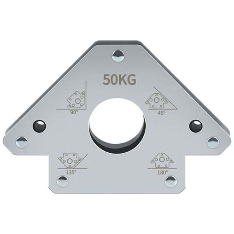 50 Kg De Soudage Électrique Outils Auxiliaires Magnétique Positionnement Du Support D'Outil D'Angle Oblique À Droite Fixer Multi-angle Pour Les Tuyaux Support 45 ° 90 ° 135 ° 180 °