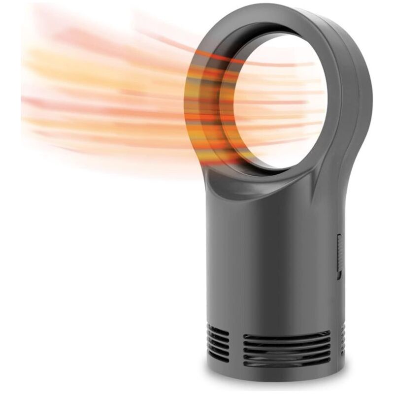 400w Mini Radiateur Soufflant À Économie D'Énergie En Céramique Avec Chauffage Rapide De 3 S, Protection Contre Les Basculement Et La Surchauffe,pour Salle De Bain, Bureau, Salon (noir)
