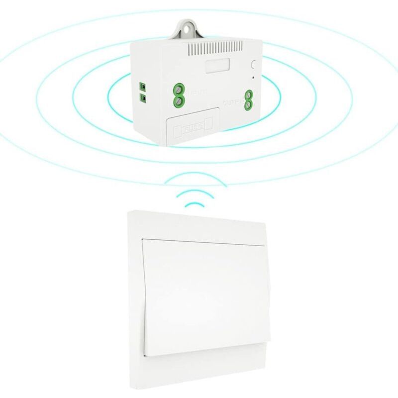 110-220v Interrupteur D'Éclairage Sans Fil Et Kit De Récepteur Interrupteur Auto-alimenté Luminaire D'Éclairage À Télécommande