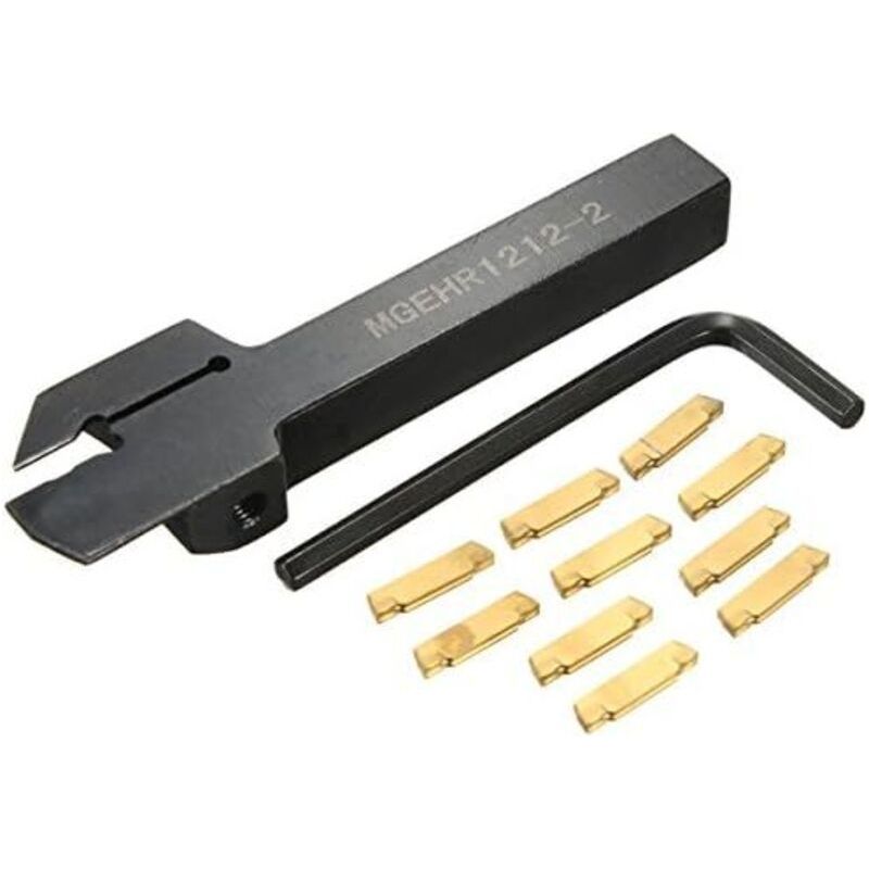 Mgehr 1212-2 Porte-outil De Rainurage 12x12x100mm Avec Inserts 10pcs Mgmn200