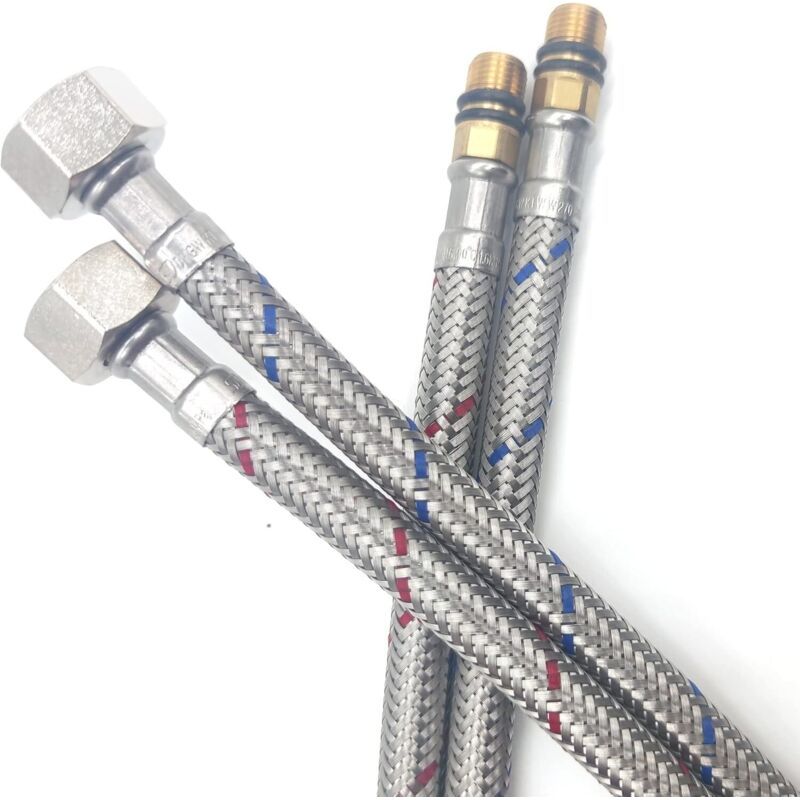 Robinet Extractible Tuyau D'Eau Chaude Et Froide G3/8 X M10 Robinet D'Eau Chaude Et Froide Raccords De Tuyauterie