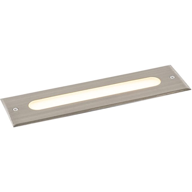 Qazqa - Moderner Bodenstrahler Stahl 30 cm inkl. led IP65 - Eline